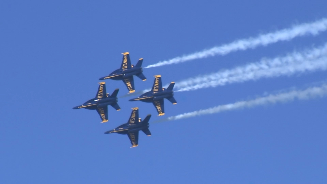 Blue Angels roar back over San Francisco Bay after Friday fog delay
— ABC 7 Bay Area, San Mateo Arts news