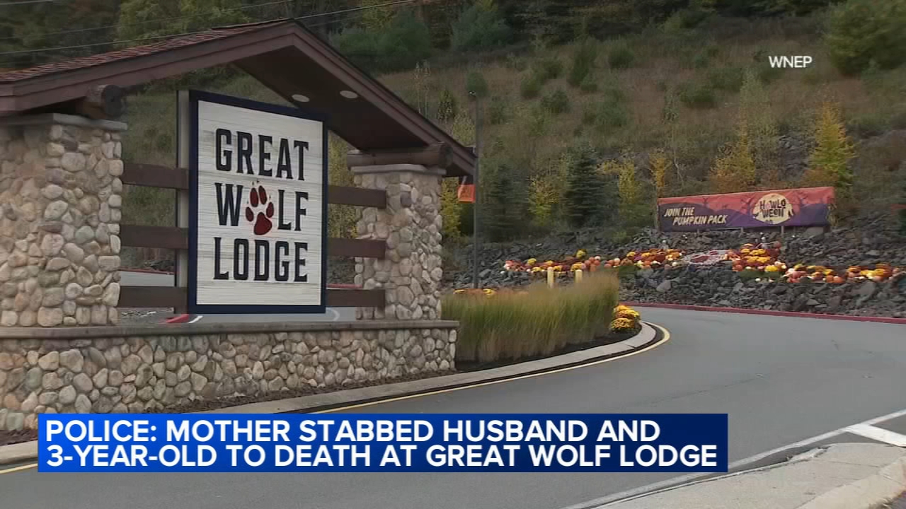 Great Wolf Lodge homicide: Metallica Rose Harrison accused of stabbing husband Charles Harrison, son to death at family resort in the Poconos in Scotrun, Monroe County, Pennsylvania
— ABC 7 Bay Area, San Mateo Community news