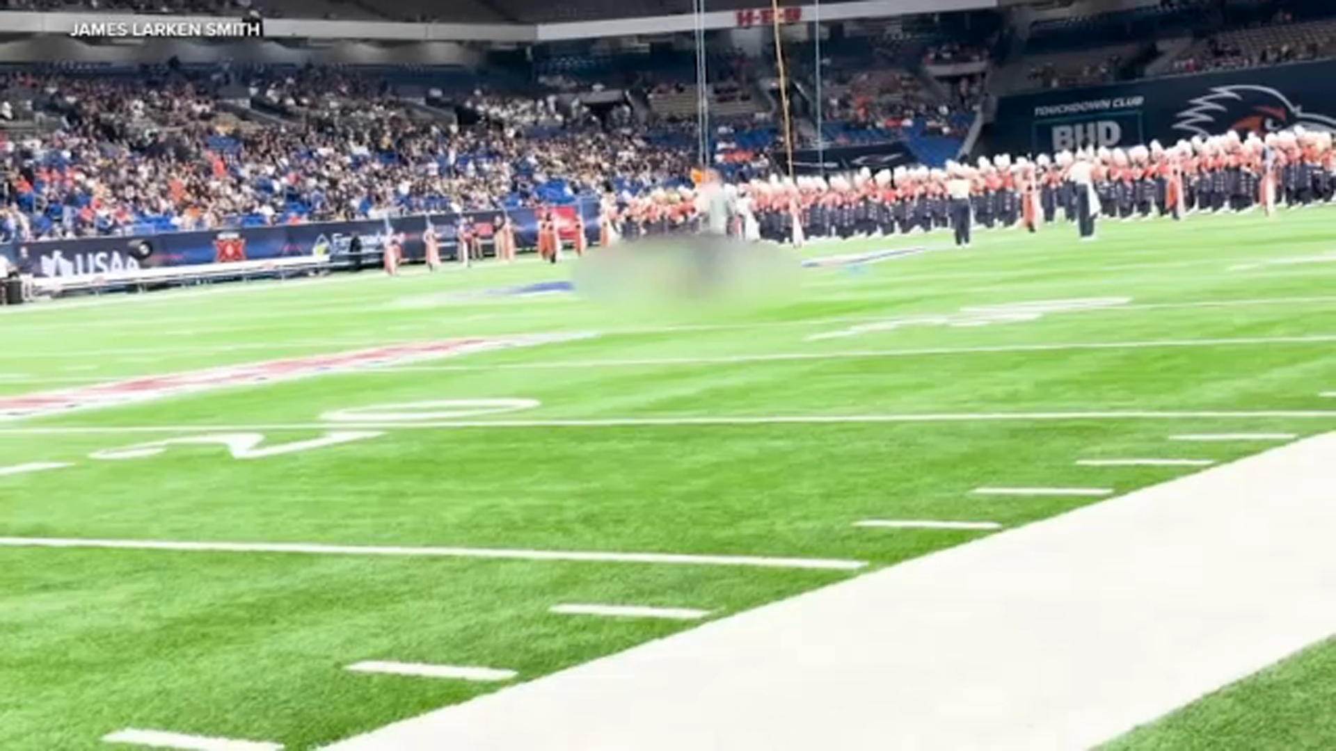 Air Force member killed rappelling from Alamodome's ceiling in Salute to Armed Forces ceremony
       — ABC 7 Bay Area, San Mateo Sports news