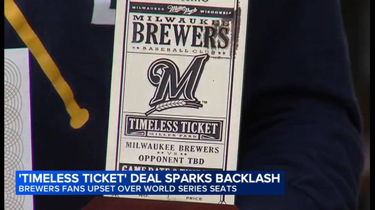 Brewers 'Timeless Ticket' holders say the team isn't fully honoring deal for World Series seats
       — ABC 7 Bay Area, San Mateo Schools news