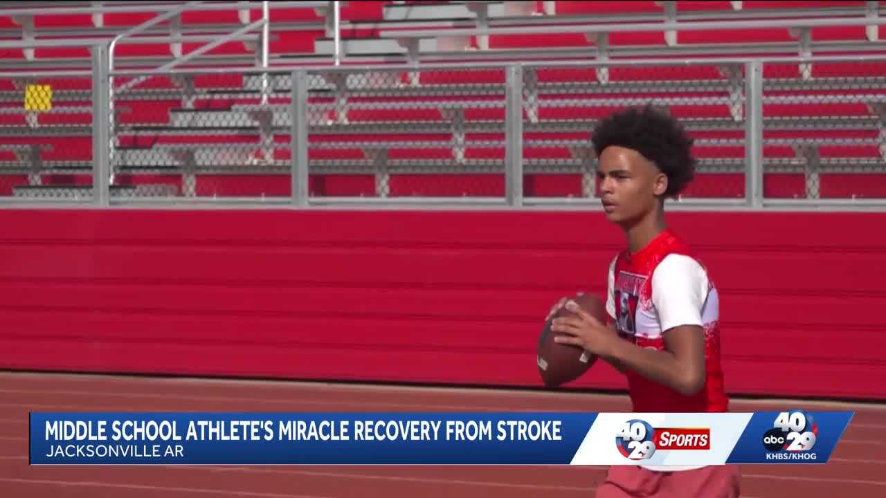 12-year-old football player recovering after spinal cord stroke — WESH 2 Orlando, San Mateo Sports news