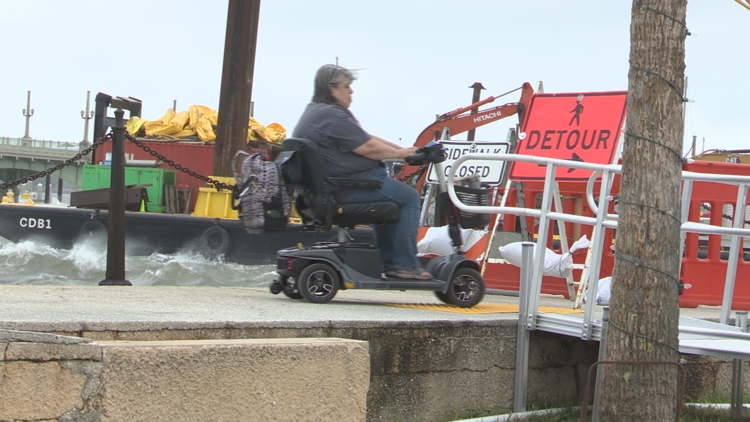 FDOT plans ahead for King Tide as Matanzas River seawall project prompts pedestrian detour — First Coast News Local, San Mateo Schools news