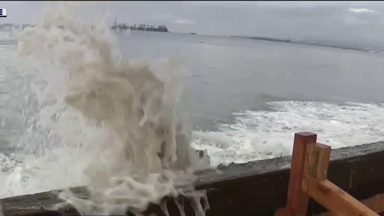 Assessing damages from Tropical Storm Rachel in Long Beach  — KTVU FOX 2 Bay Area, San Mateo Community news
