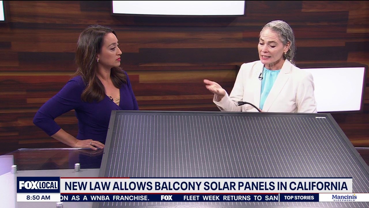 How balcony solar panels work, under new California law allowing them — KTVU FOX 2 Bay Area, San Mateo Community news