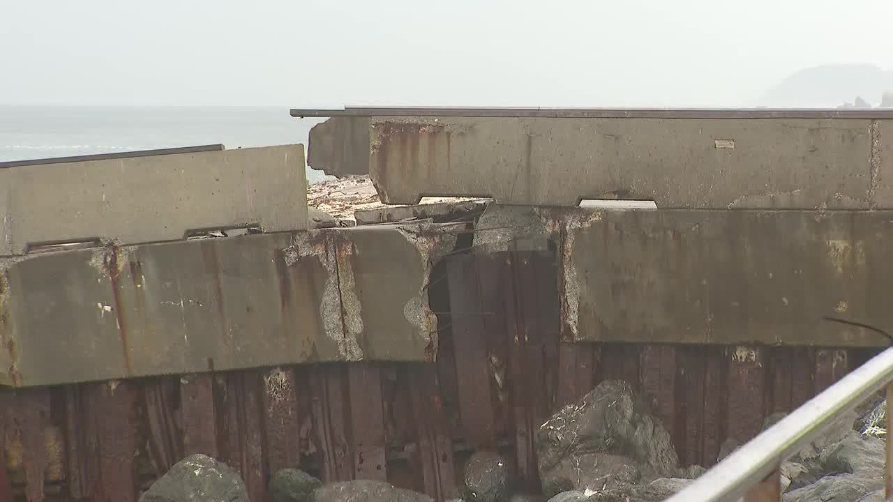 Crews begin to repair crumbling Pacifica Pier — KTVU FOX 2 Bay Area, San Mateo Community news